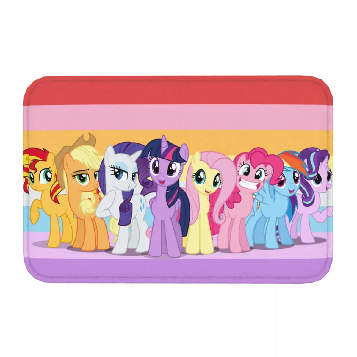 My Little Pony Non-slip Doormat Bath Mat Core Balcony Carpet Welcome Rug Bedroom Decor