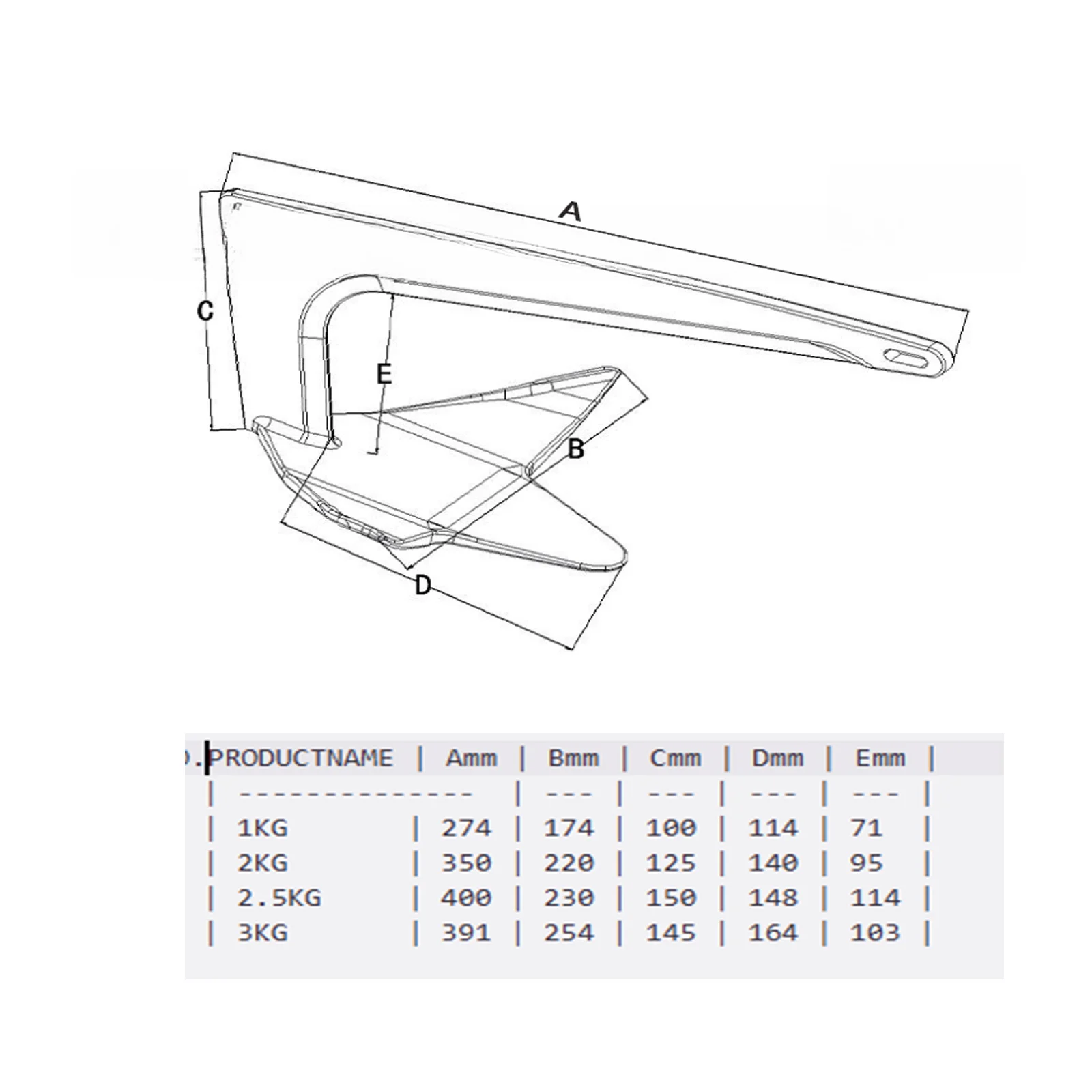 316 Stainless Steel Boat Claw Marine Grade Polished Anchoring Solution for Small Watercraft 316 Stainless Steel