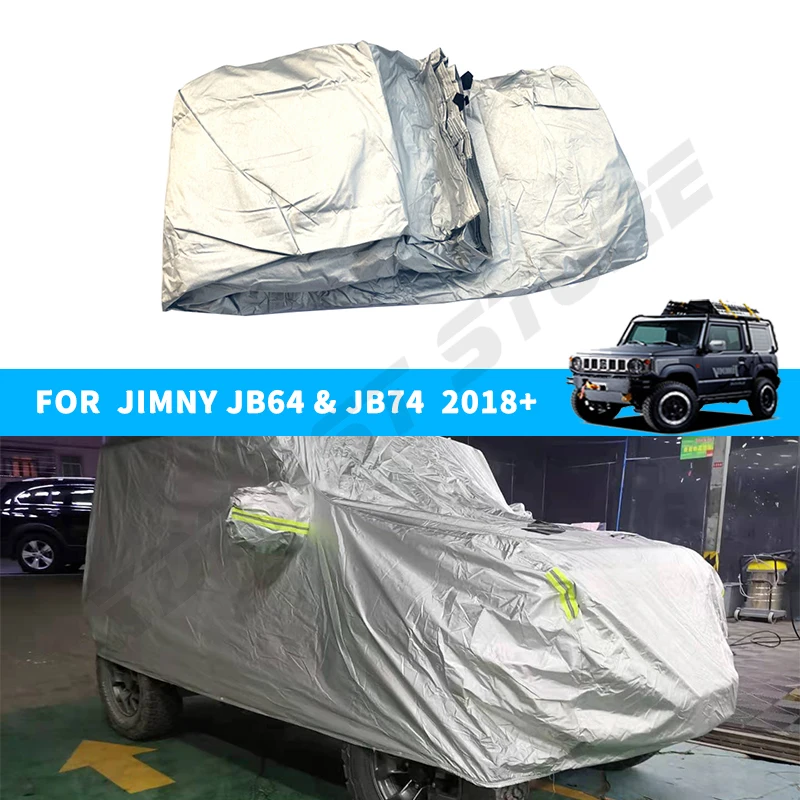 

Аксессуары для экстерьера автомобиля для Suzuki Jimny 2019-2023 чехол для автомобиля наружный непромокаемый пыленепроницаемый водонепроницаемый Фотофон