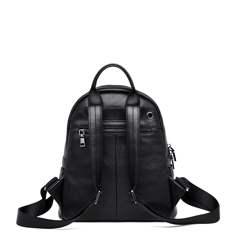 2023 Cowhide Shoulder Backpack High-Capacity Ladies Women\'s  School Travel Bag Dermal Fashion For Girls Shoulder Bags Chest Pack