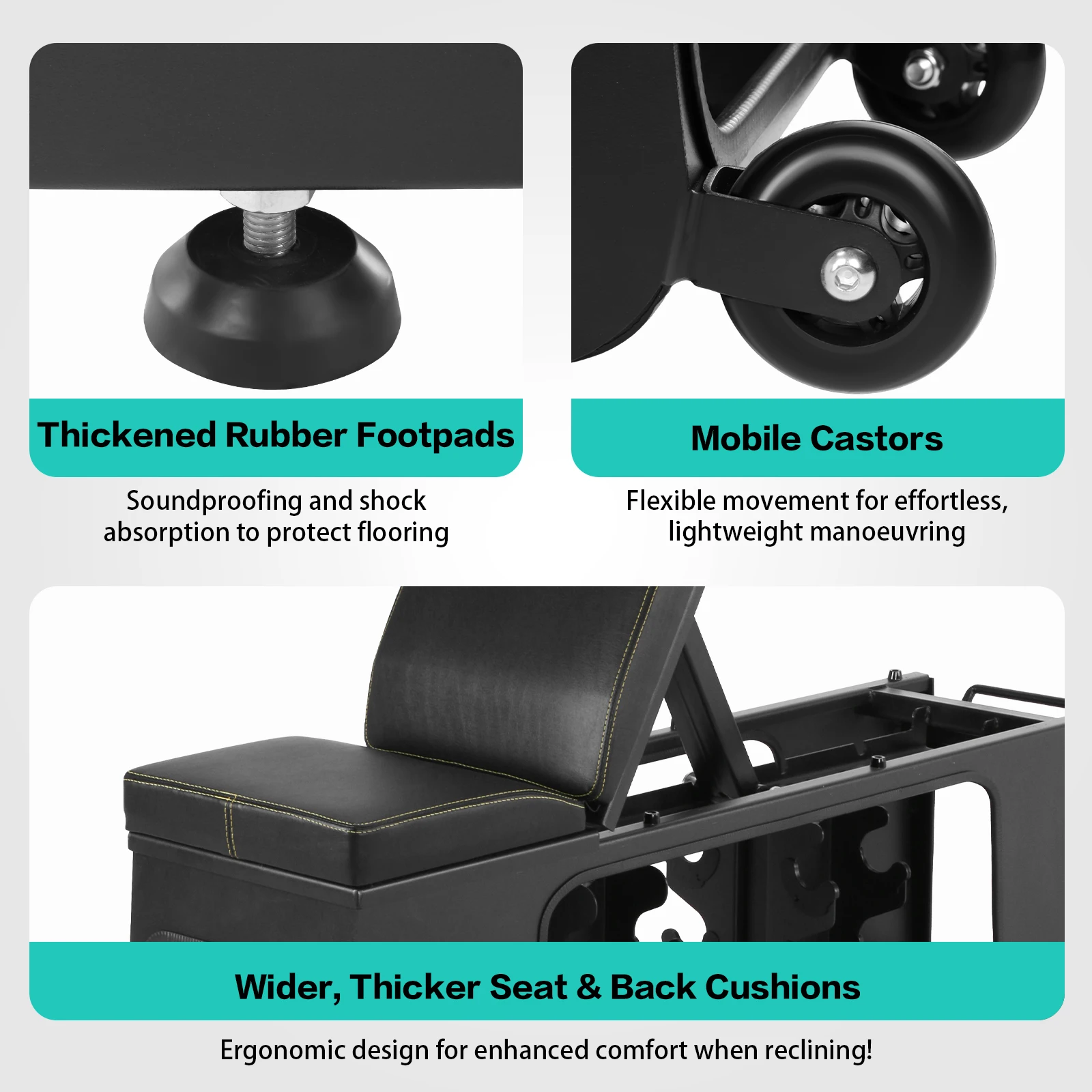 4-in-1 Adjustable Weight Bench - Home Gym For Small Spaces 评论和价格