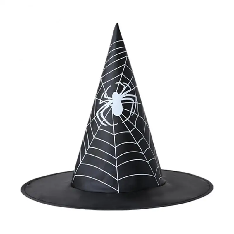 Halloween Costume Fashion Fancy Witch Hat Children Halloween Cosplay Party Prop Unisex Peaked Caps Bonnet Party Accessories