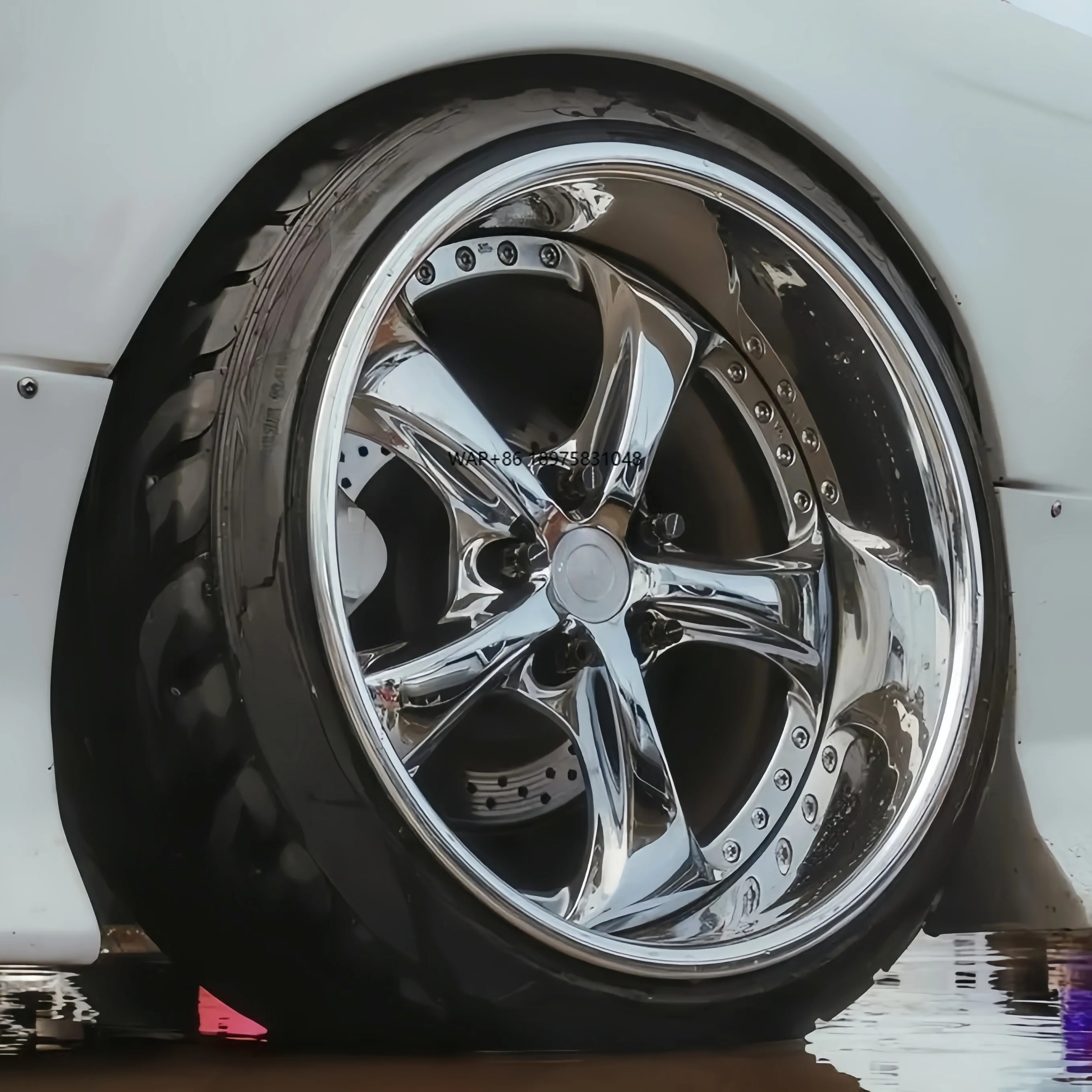 

3 Piece Wheels for GTR R32 R33 R34 Supra LC500 18 19 20 Inch Rims Alloy Chrome Face 5x114.3 Wheels