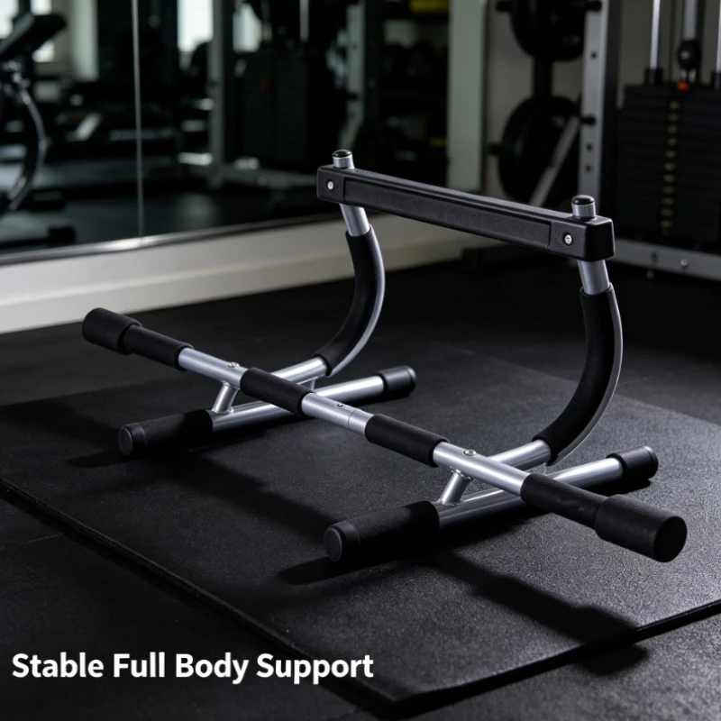 Indoor Pull Up & Dip Bar No Drilling Doorway Ab Trainer Multi-functional Home Gym Fitness Equipment Gear