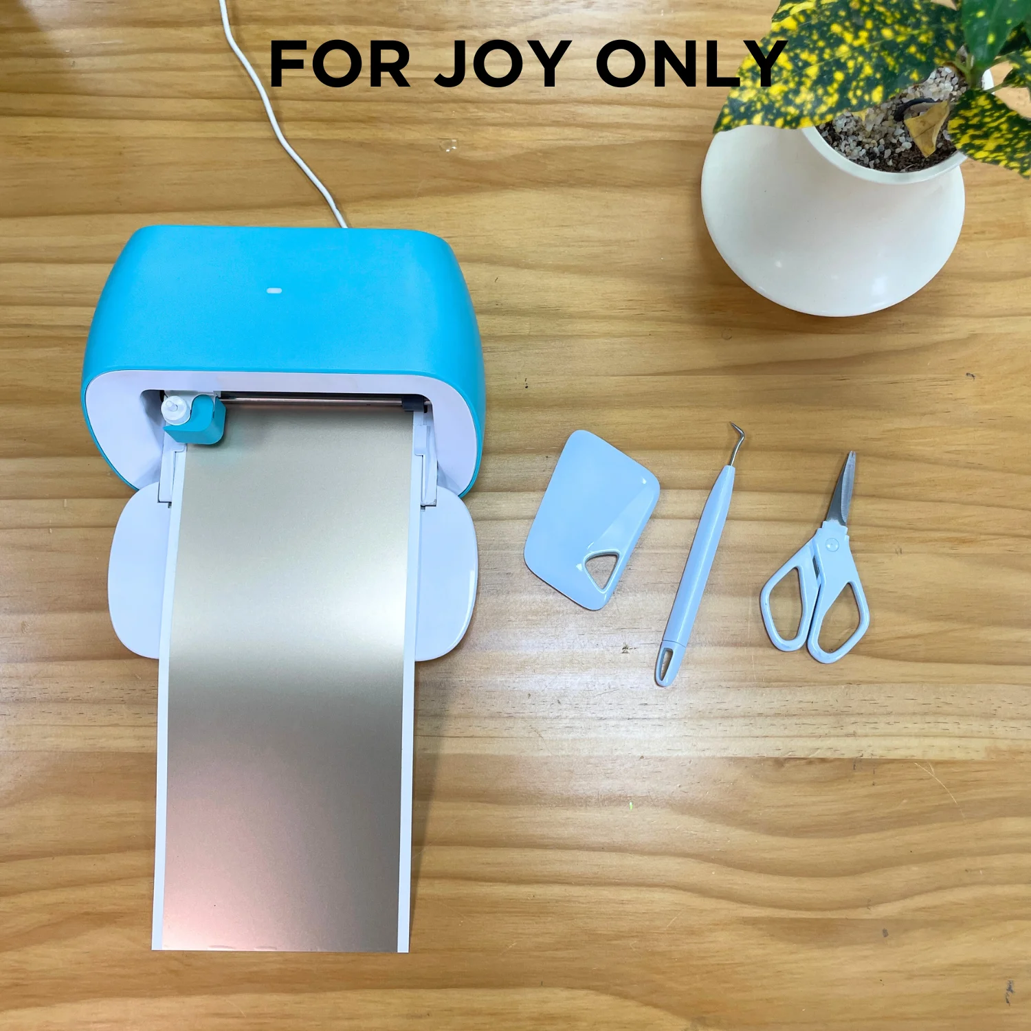 1Roll Matte Metallic Smart Adhesive Vinyl For Cricut Joy,Metallic Matless Permanent Vinyl For Craft Cutters DIY Projects