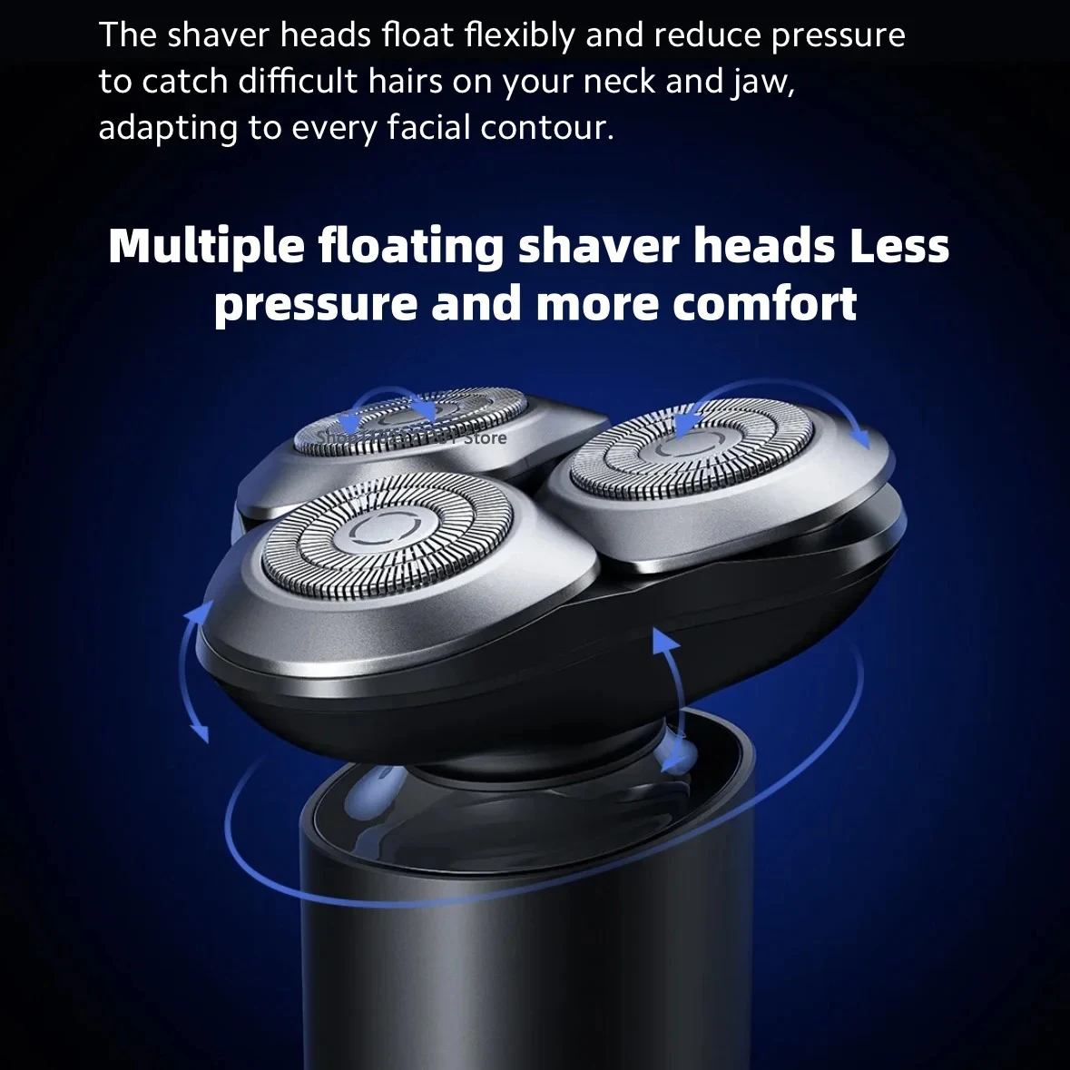 XIAOMI MIJIA-Rasoir électrique pour hommes, tondeuse à barbe S301, machine à raser portable, rasoir flexible IPX7, tondeuse lavable, lame en céramique, nouveau