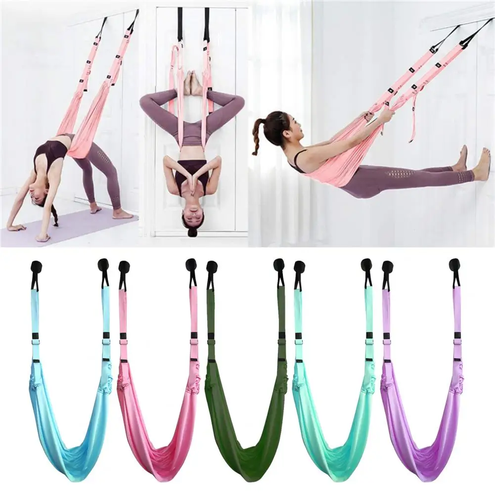 

Aerial Swing Rope Breathable Beginner Friendly Resistance Band Leg Splits Practic Elastic Stretch Band for Yoga Lover