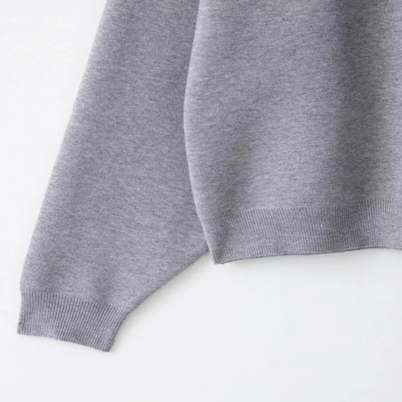 Pull tricoté à col rond pour femmes, couleur unie, coupe ample, polyvalent, décontracté, haut tendance, nouvelle collection