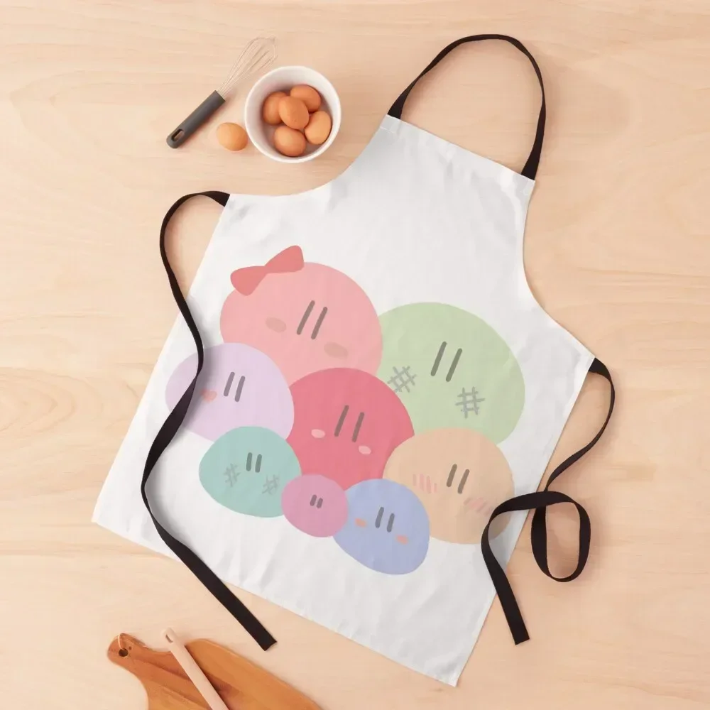 

Dango Daikazoku Apron esthetician Bib For Kitchen Chef Uniform Women Apron