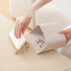 Broom and Trash Can Set Self-designed Desktop Bed Brush Window Sill Cleaning Brush Mini Storage Set Mini Broom and Dustpan Set