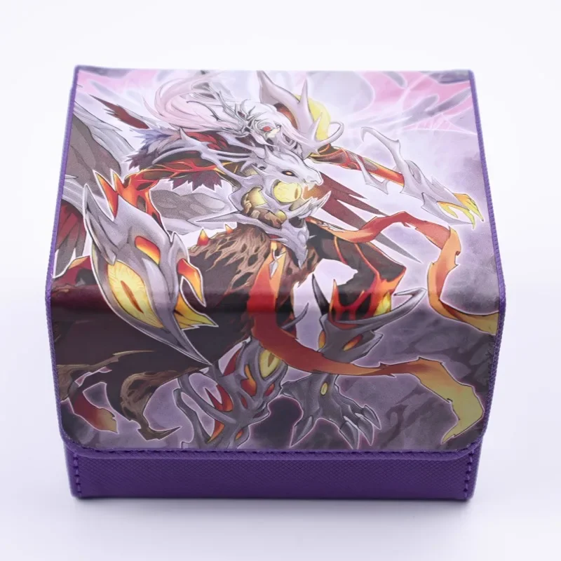 YuGiOh Serziel Watcher of The Evil Eye Self Made Leather Card Storage Box Center Card Anime Classics Game Collection Cards Toy