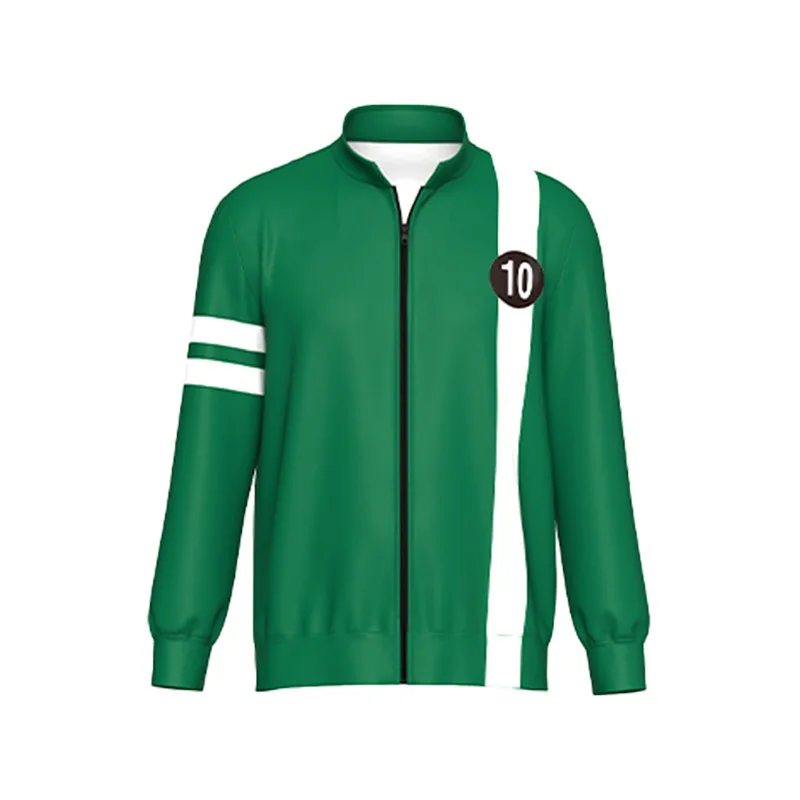 

Anime Ben10 Alien Force Ben Tennyson Cosplay Unisex Sweatshirt Jacket Hoodies Zipper Coat T-shirt for Adult Kids Halloween Party