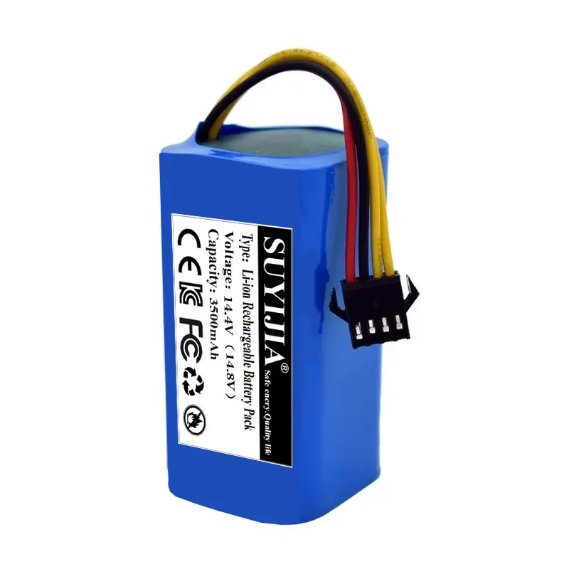 14.4V/14.8V 2600mAh 3500mAh Battery for Haier Robot Xshuai HXS-C3 Robot Vacuum Cleaner Sweeper Li-ion 18650 Replacement