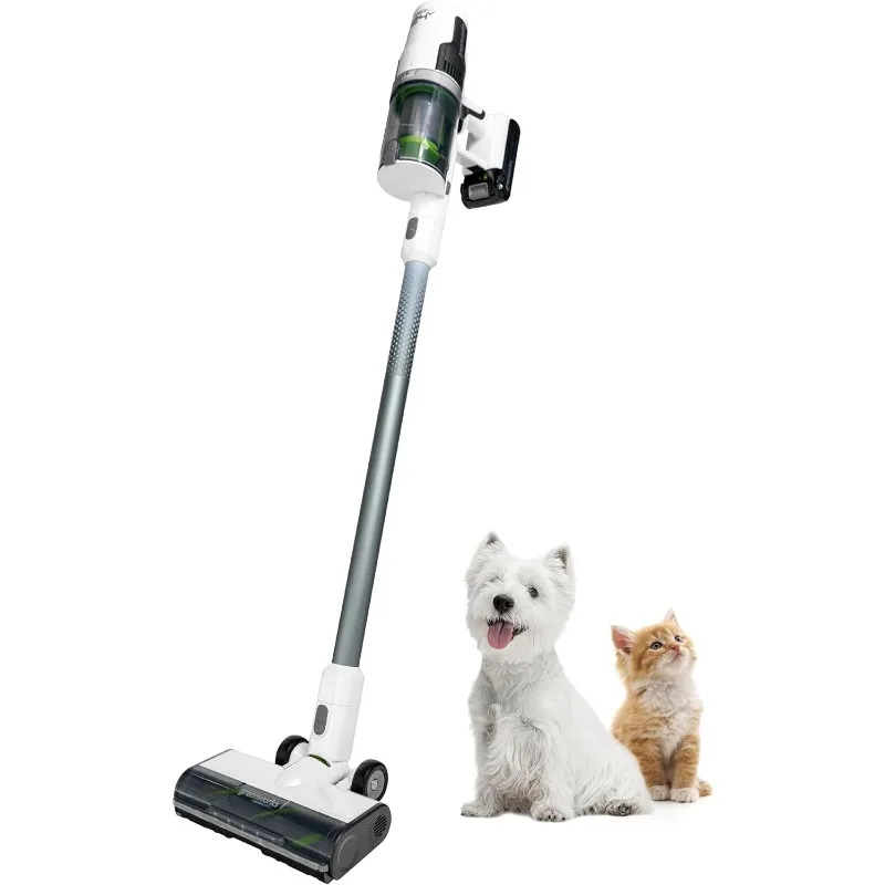 24V Brushless Cordless Stick Vacuum, Lightweight, Handheld, Pet, Anti-Allergen HEPA Filtration