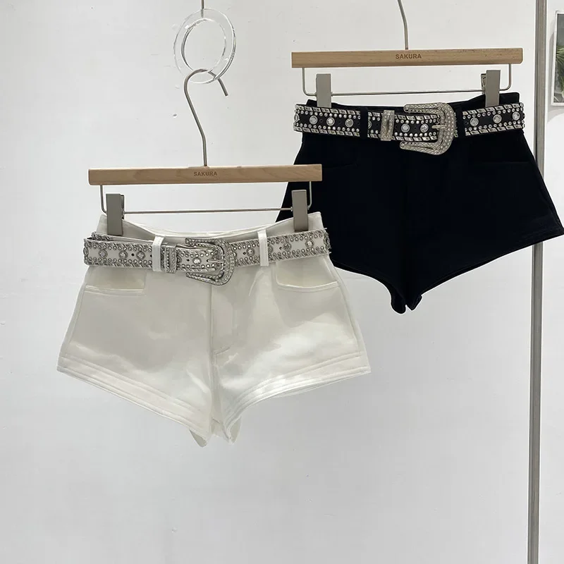 Y2K الساخن فتاة مثير سراويل تقليدية المرأة 2025 ملابس الربيع موضة جديدة التخسيس مستقيم السيدات الورك السراويل السوداء الشارع الشهير