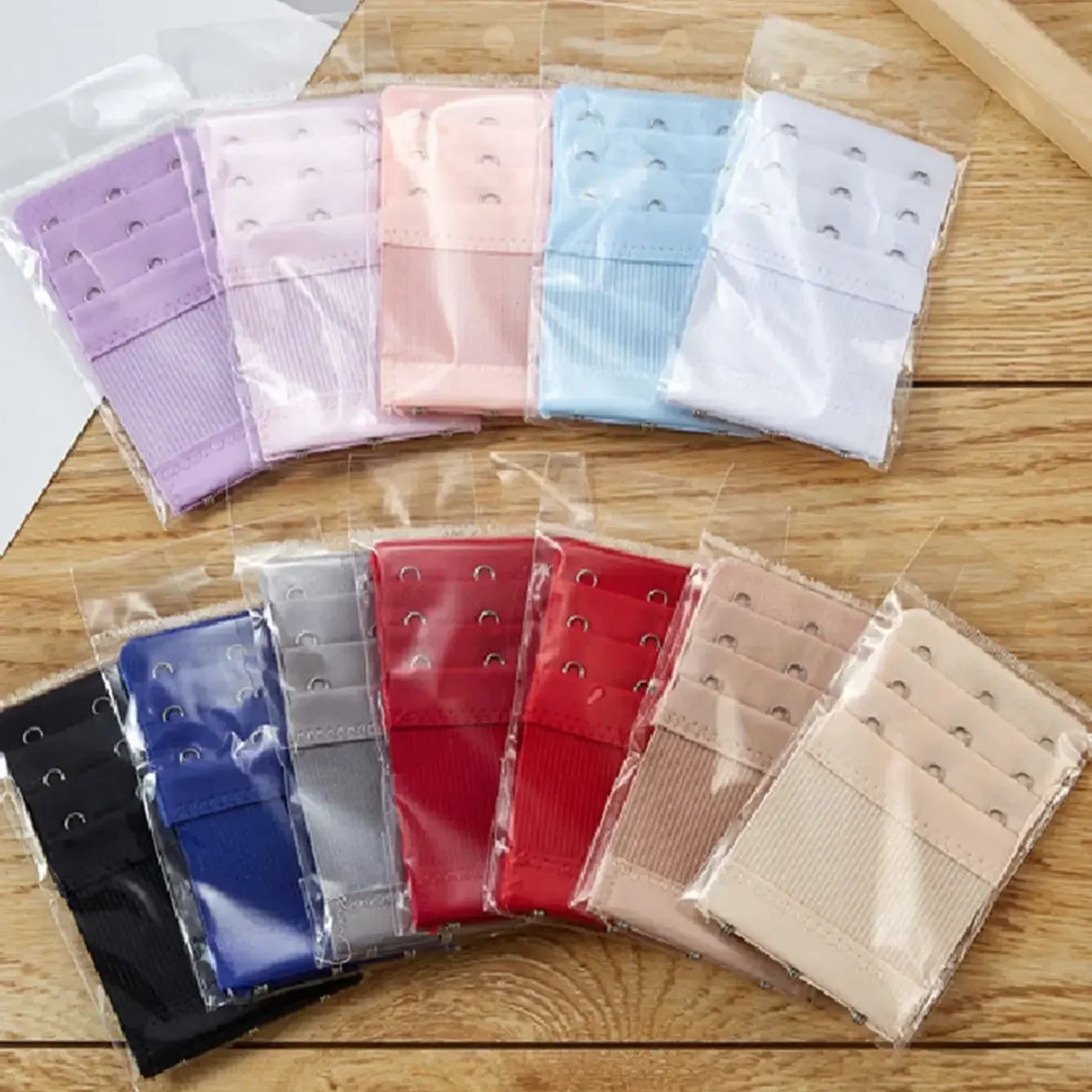 1pc-Bra Extenders Strap Extension 3 Hooks 3 Rows Underwear Adjustment Button Womens Accessoires