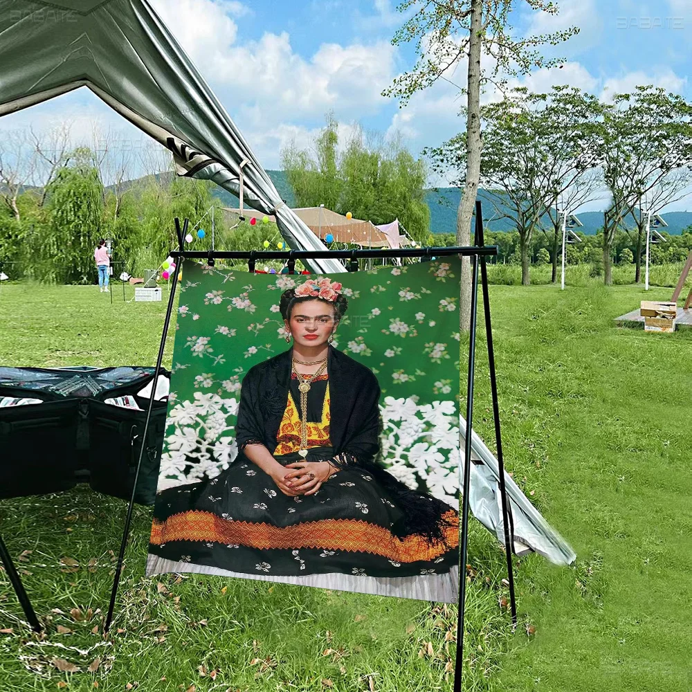 F-Frida K-Kahlo Anime Chart Flag for Living Room Home Dorm Decor Art Home Decor Banner