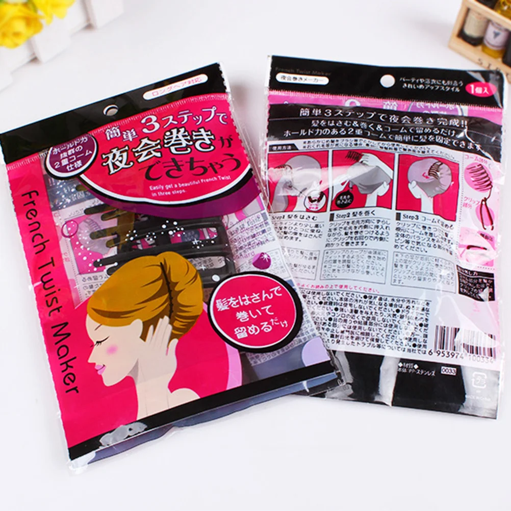 

Women Girls Ball Tool Party Accessories Resin Hair Accessories Styling Ball Hair Fork Disk Disk Braiding Tool