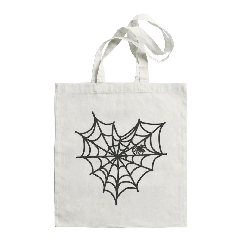 

Gothic Punk Printed Tote Bag Skeleton Spider Web Lightweight and Large Capacity Women's Daily Work Shopping Tote Bag Sail Bag