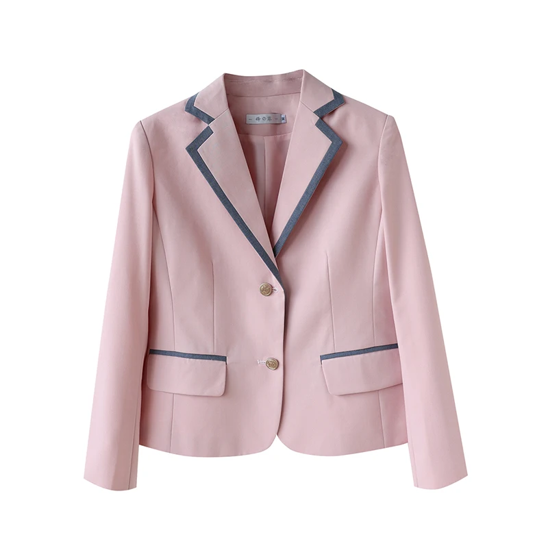 Shui mu nian hua women's pink blazer