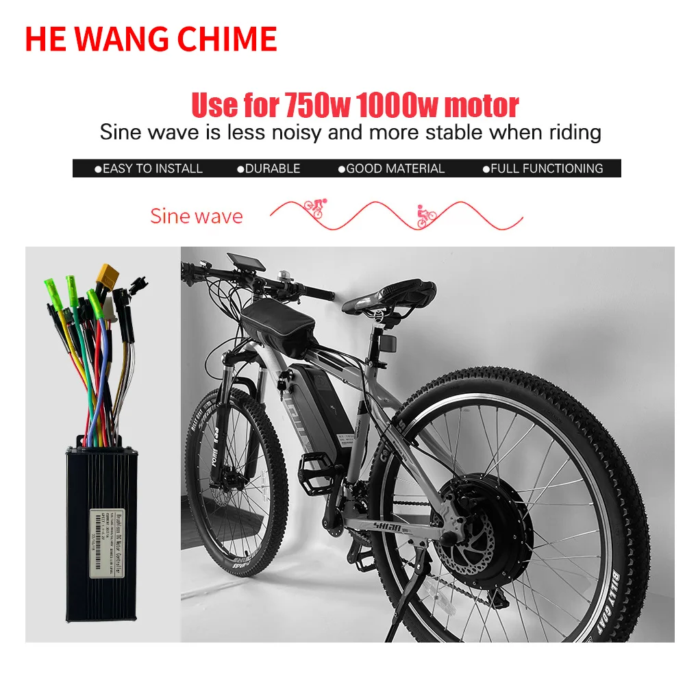 24V/36V/48V 30A sine wave tri-mode controller lithium battery accessory,  which can be used for e-bike / e-scooter modification.