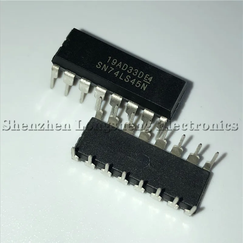 10PCS/LOT NEW SN74LS45N 74LS45 HD74LS45 DIP-16   Decimal decoder/driver  In Stock