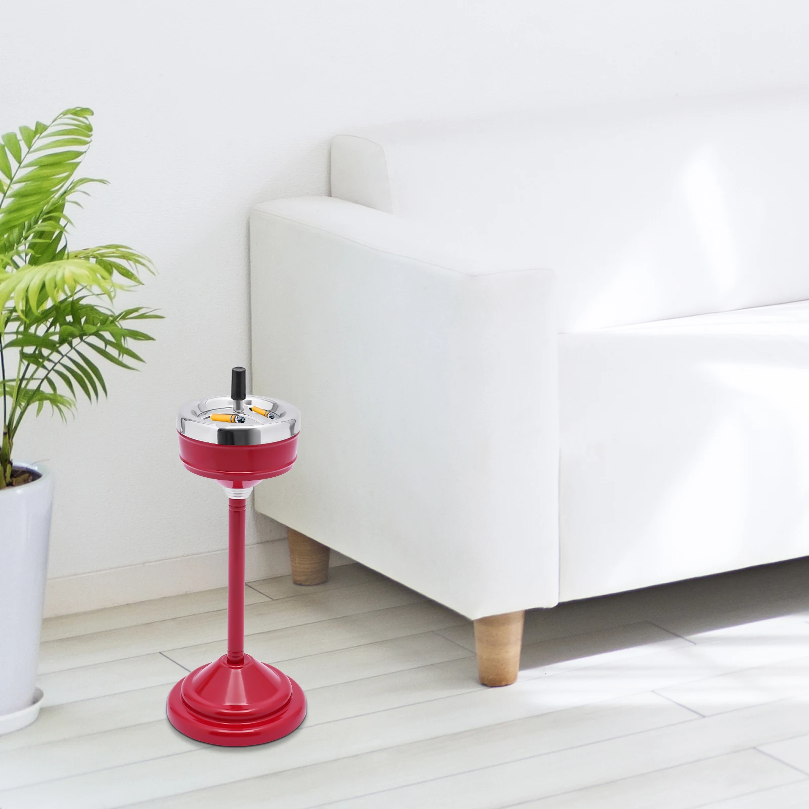 

Detachable Standing Ashtray for Cigarettes, Floor Stand, Ash Tray with Indoor Cigar Ashtrays