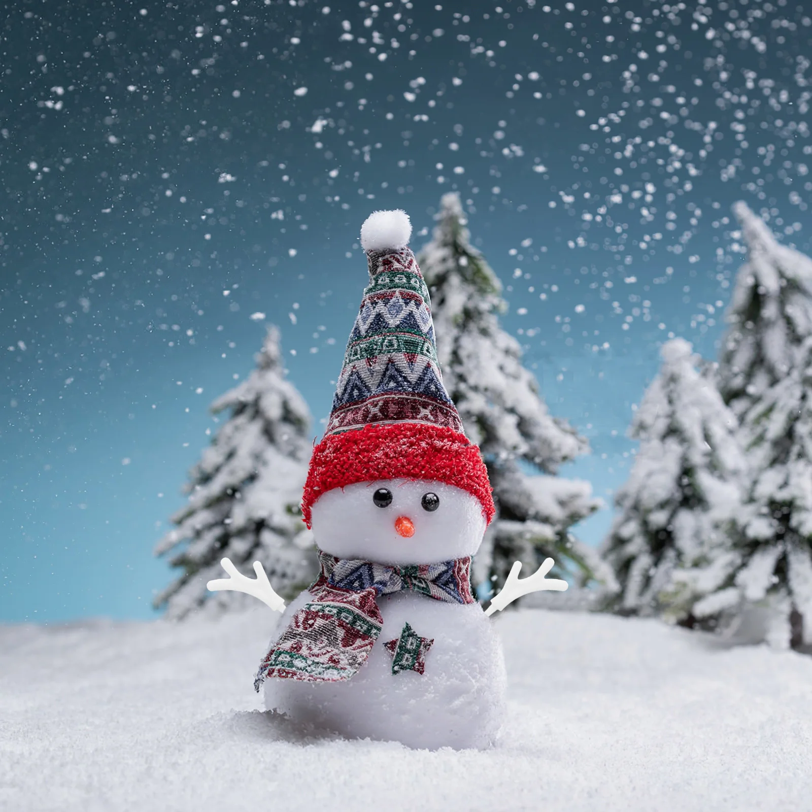 

100 PCS Plastic Snowman Hand Accessories Craft Antlers Christmas Fairy Decorations Ornament Hands for Child