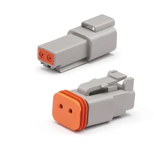 Imagen 2 del producto 5 Juegos DT 2 pines 2 vías Deutsch DT04-2P DT06-2S conector de cable eléctrico impermeable 16-22 AWG conector serie DT macho hembra