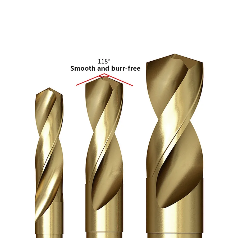 1/2 uguale maniglia Twist punta da trapano in metallo manico piccolo trapano CNC acciaio ad alta velocità manico termoretraibile in acciaio