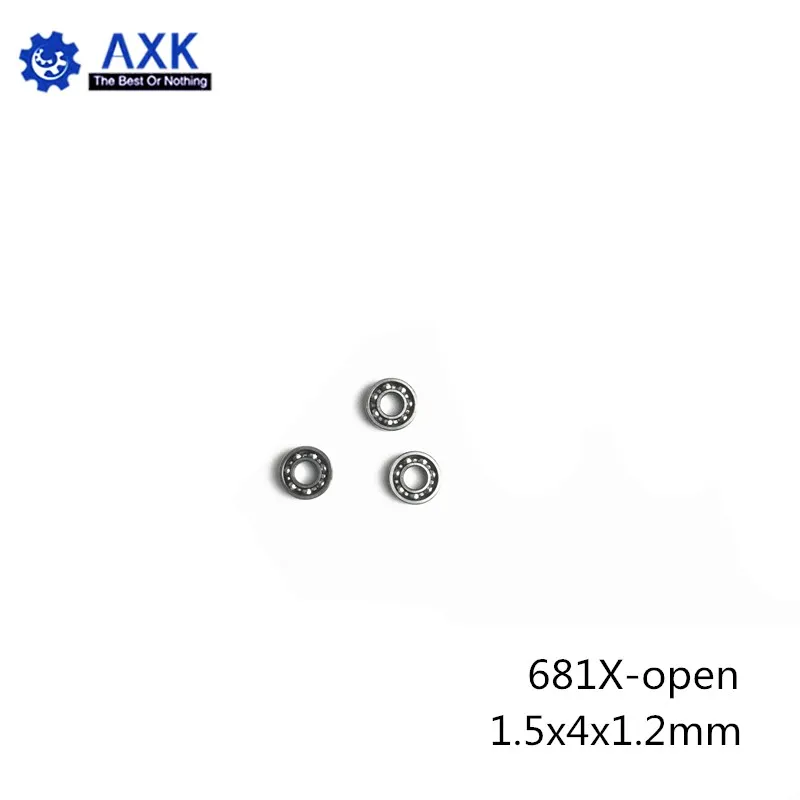 681X-OPEN Ball Bearing 1.5*4*1.2 mm 5PCS ABEC-1 Non Standard 681X Deep Groove Bearings 681 X OPEN