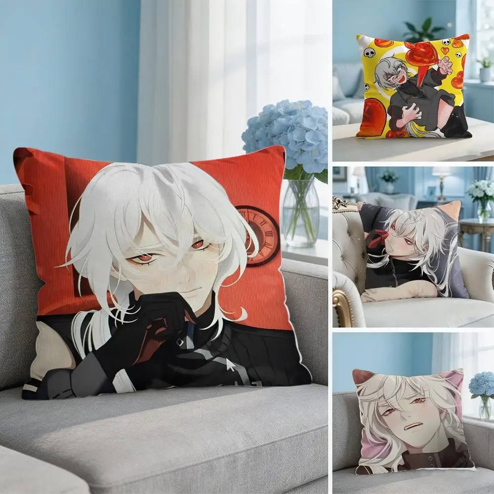 Game A D-Date With Death Cushion Cover Wrinkle-Resistant Short Plush Pillow Case Breathable Machine-Washable