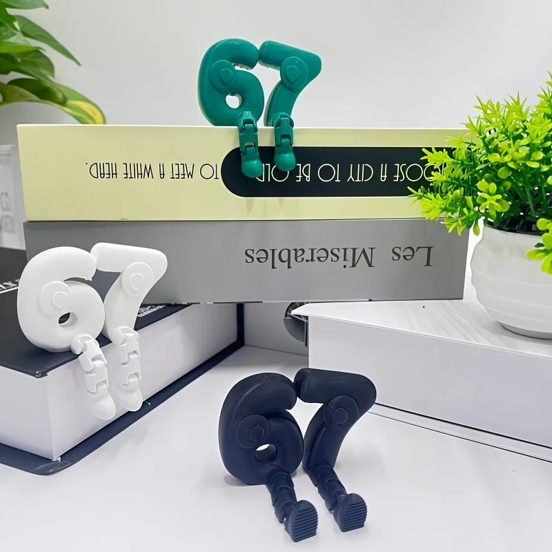 

67 Movable Joint Digital Decor Sixty-seven Creative Fashion Home Desktop Decor Ornament Handicraft Garden Bonsai Decoration Gift