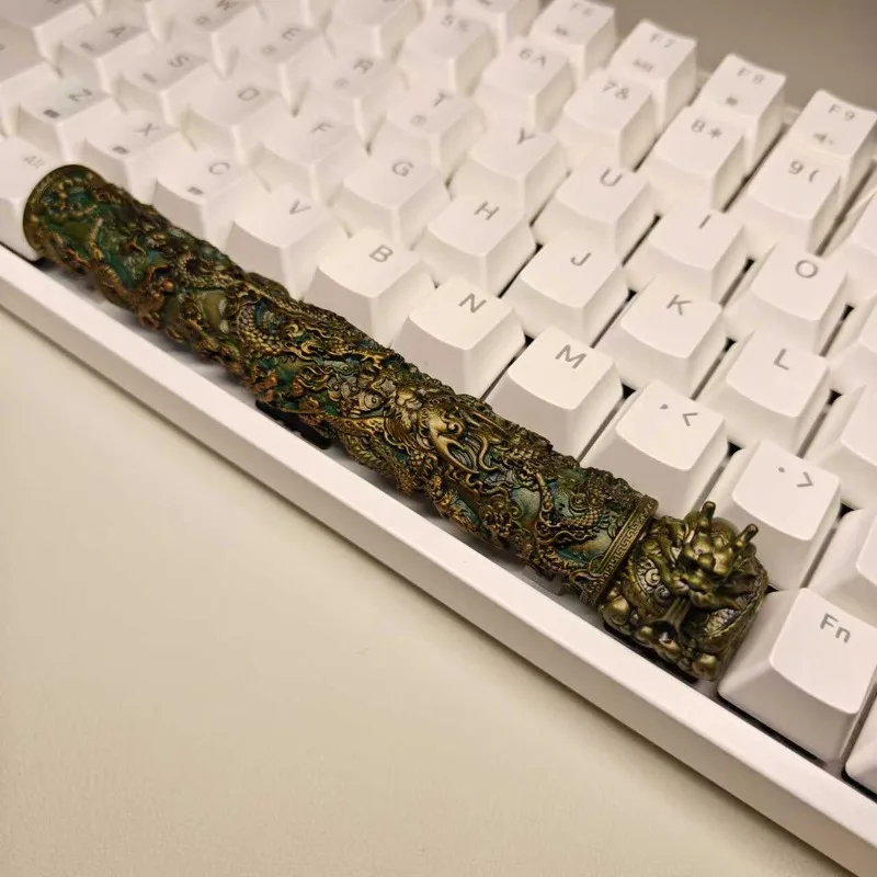 

Колпачок для клавиатуры в китайском стиле, индивидуальный чехол ручной работы из смолы в стиле ретро, колпачок для клавиатуры 6,25u, аксессуары для механической клавиатуры