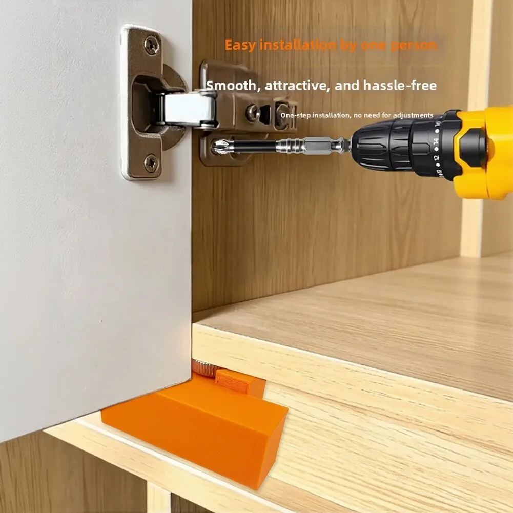 Robust Cabinet Door Locator Tool Featuring Height Tuning Knob and Symmetrical Measurement Layout for Reliable Setup