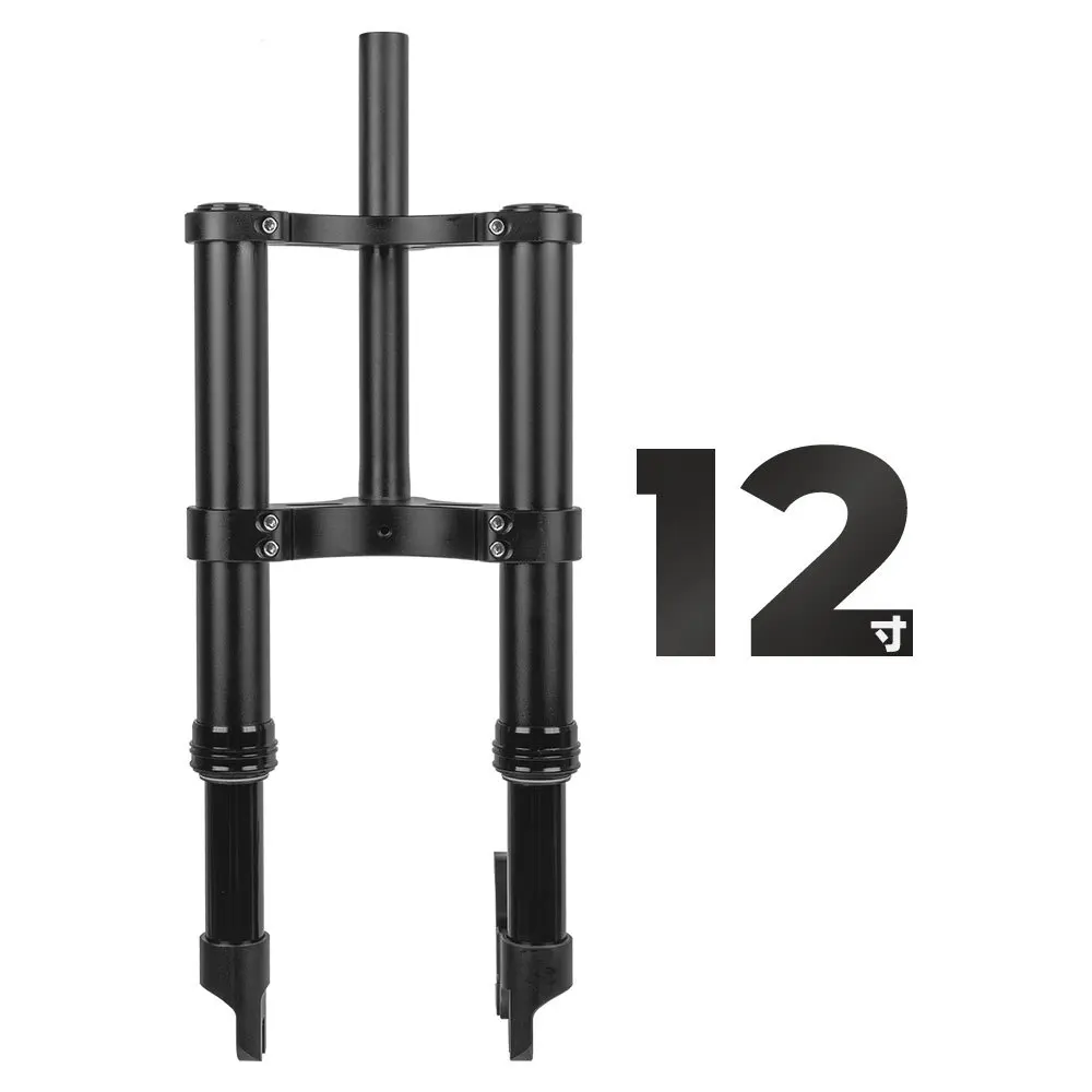12 inch snow shock absorber spring inverted fork air pressure inverted fork    fork 135MM open gear 4.0 wide tire