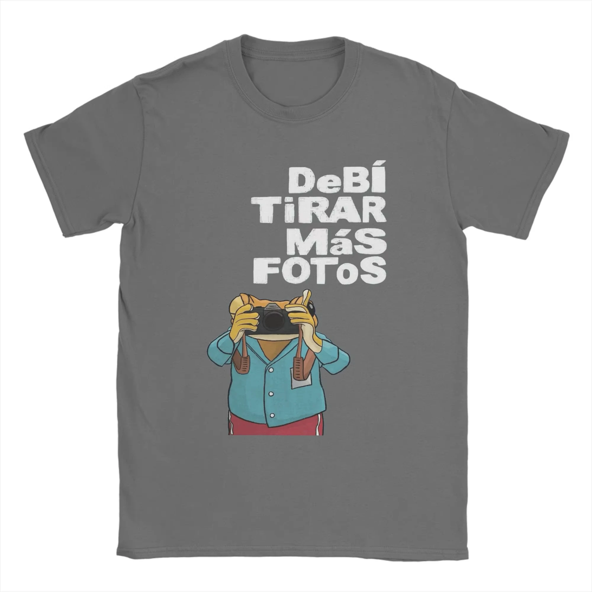 Vêtements d'été Debi Tirar Mas Fotos drôle imprimé à manches courtes hommes t-shirt col rond haute qualité coton ample vêtements pour hommes t-shirts