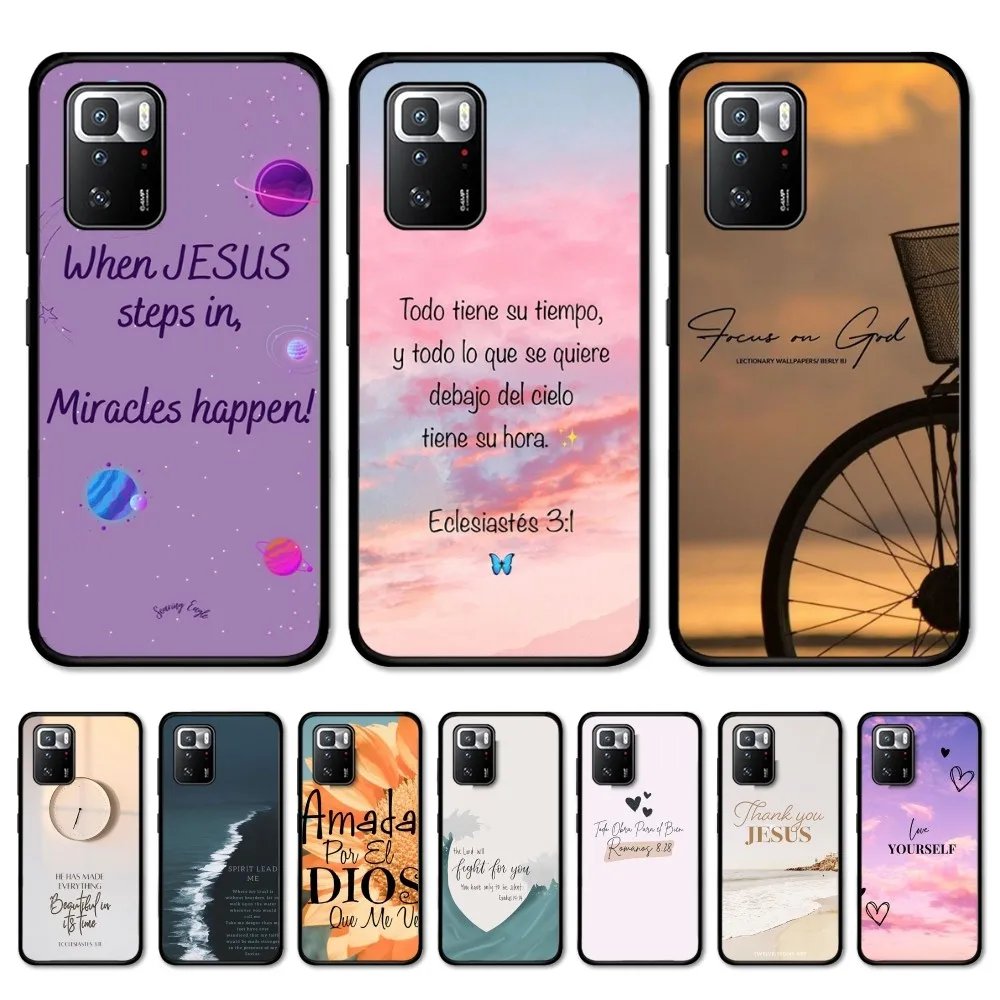 

Jesus Bible Inspirational Phone Case For Redmi Note 4 X 5 A 6 7 8 Pro T 9 Pro 9S 10 Pro 11 Pro 11S 11Epro PocoM3pro