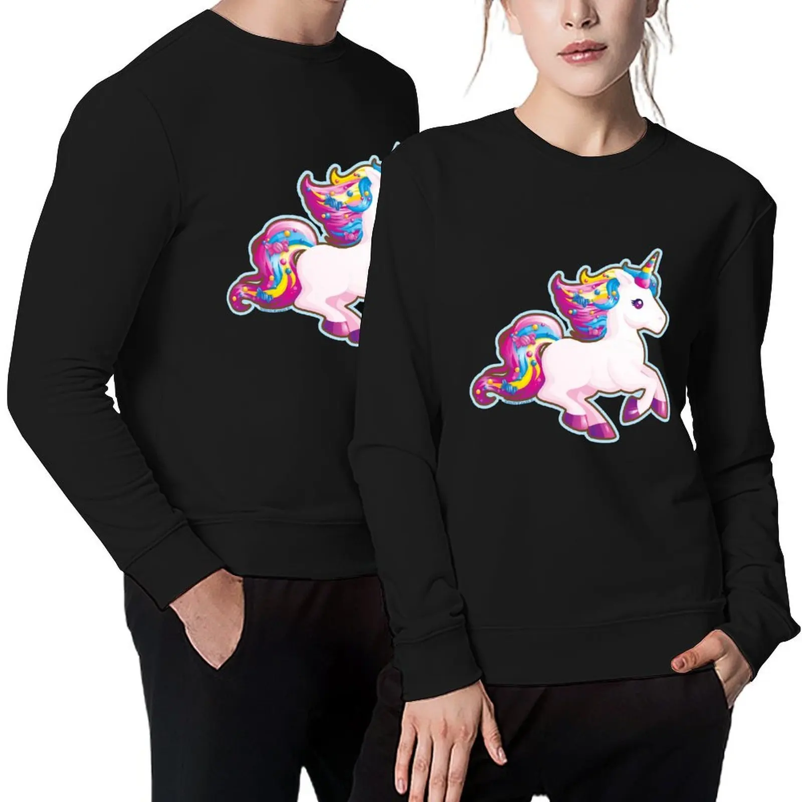 

Kawaii Magical Candy Unicorn Pullover clothes for men men clothes men wear new sweatshirts