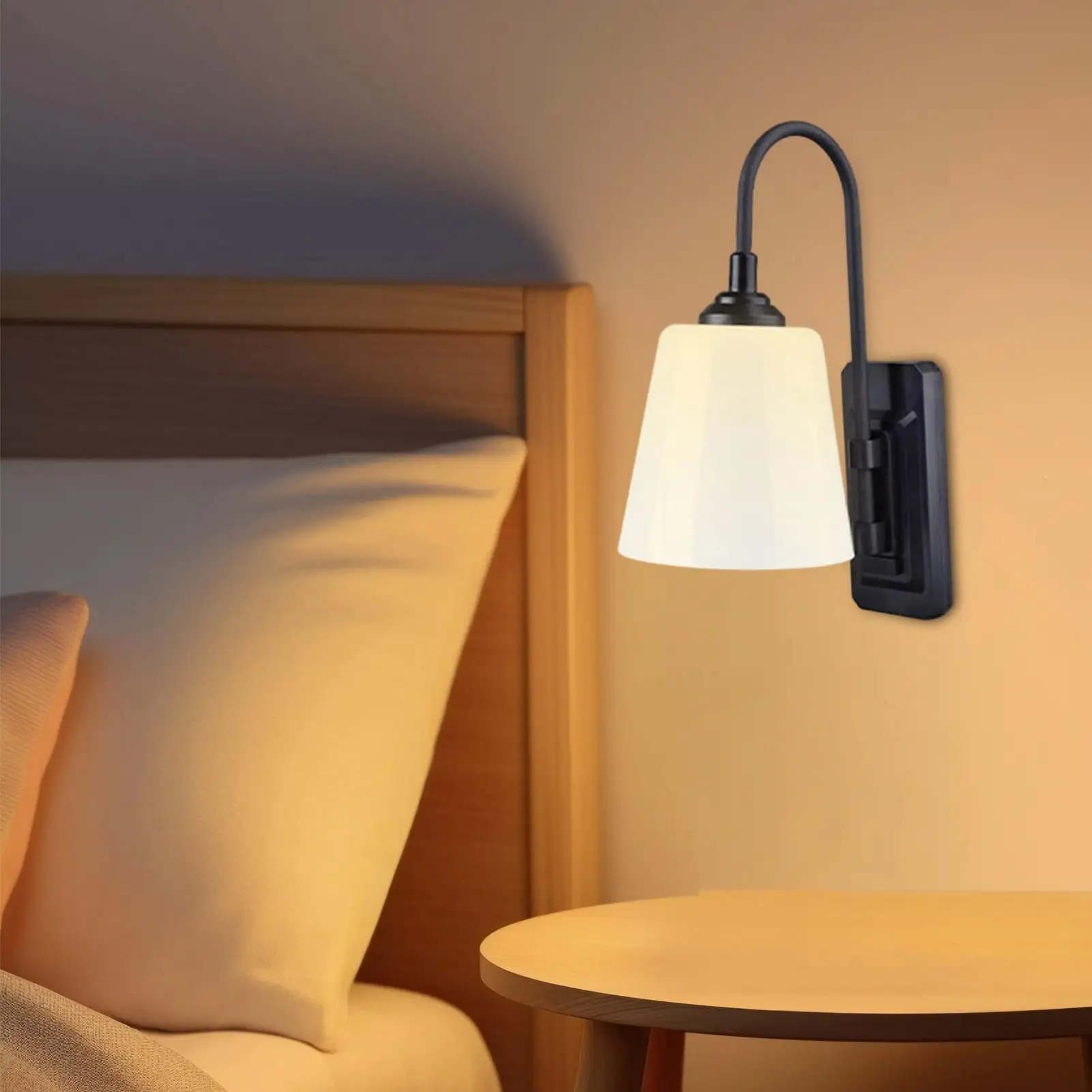 

Настенное бра на батарейках, перезаряжаемый пульт дистанционного управления, 16-цветные светодиодные настенные светильники для спальни, гостиной, домашнего декора, офиса