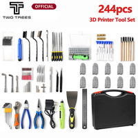 244pcs DIY 3D Printer Part kit Deburring Tool Engraving Knife Carving Tool 3D Model File Cutter Scraper Material Removal Tool