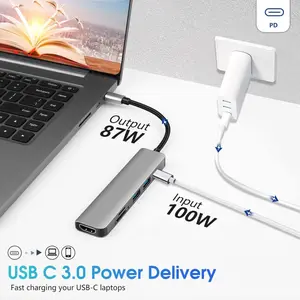 10 최고의 판매 USB C 허브 멀티 포트 어댑터 - №6