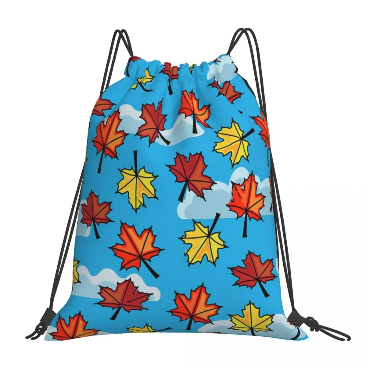 

Графический Рюкзак Outono Folhas Mochila, портретный рюкзак Cordao, пакет из Bolso, сумка для путешествий, сумка для книг для мужчин и женщин, студенческий