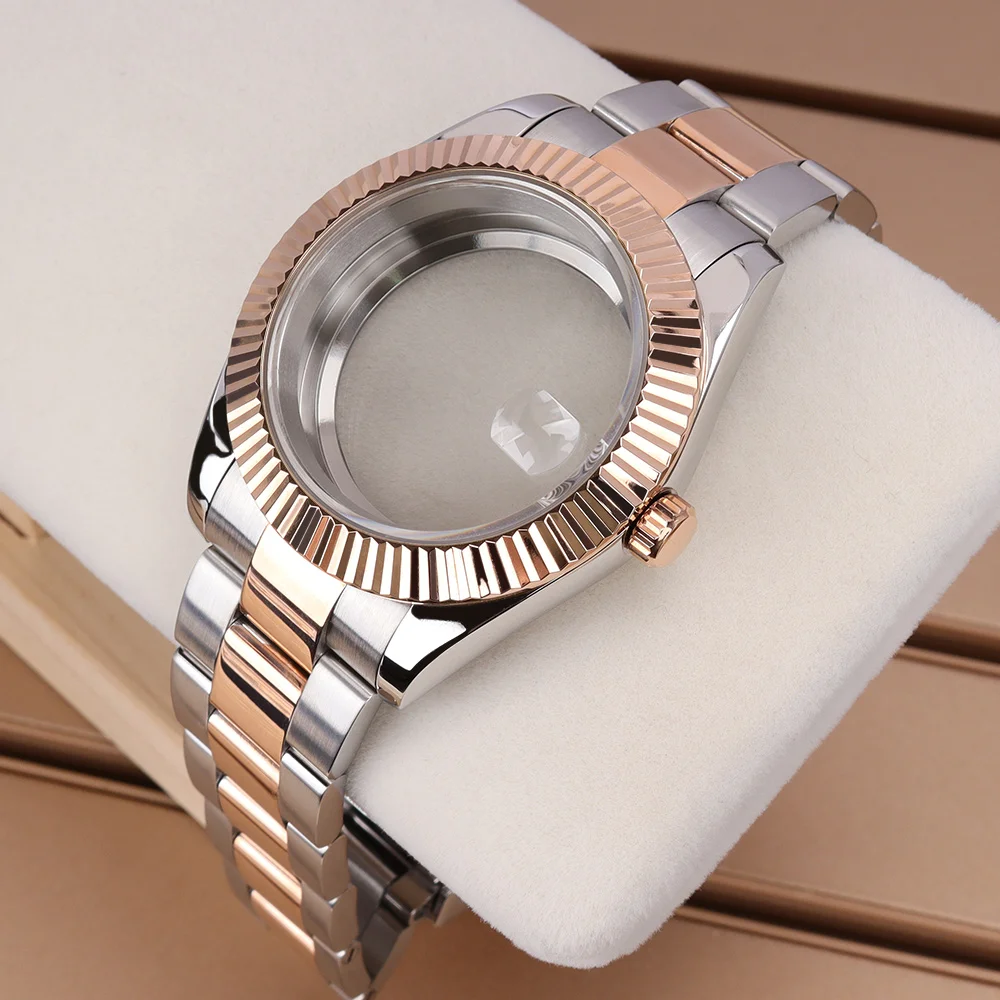 

Роскошный корпус и ремешок для часов 36 мм/39 мм, подходит для Datejust, Air King, Oyster, с механизмами NH35, NH36, NH38, NH70, Miyota 8215, циферблат 28,5 мм, сапфировое стекло.