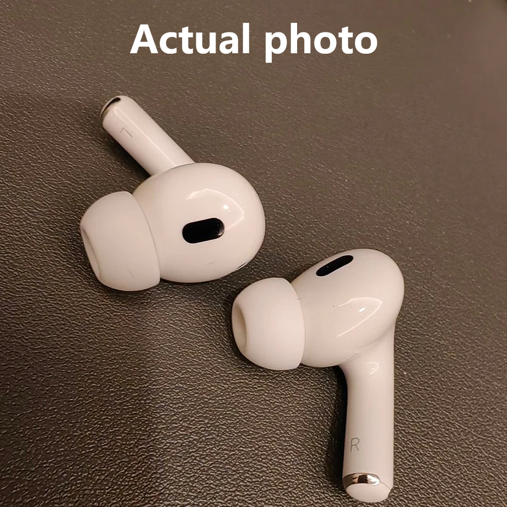 سماعة أذن Apple AirPods Pro الجيل الثاني USB‐C مع خاصية إلغاء الضوضاء النشطة MagSafe الأصلية المزودة بتقنية البلوتوث اللاسلكية