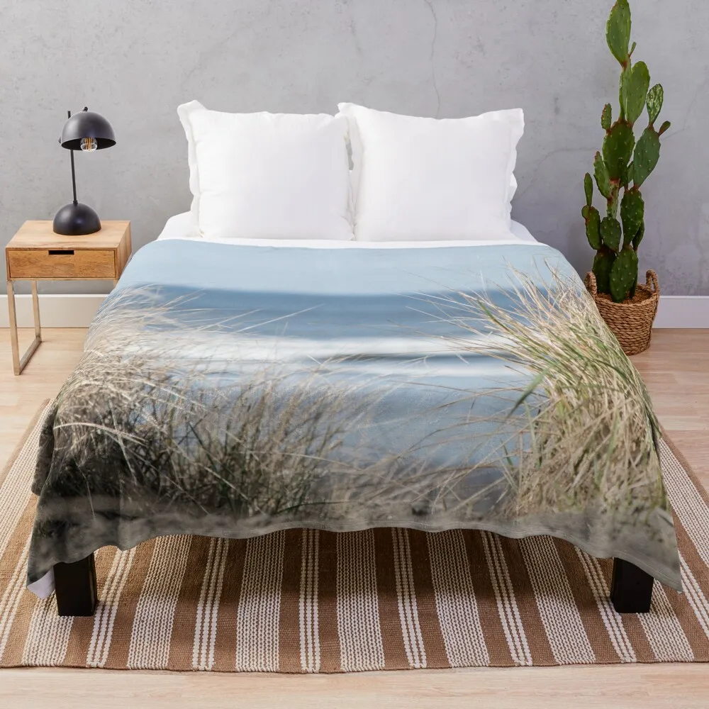 The Beach Beckons Path To Ocean Shore Throw Blanket Softest Blanket Blanket Sofa