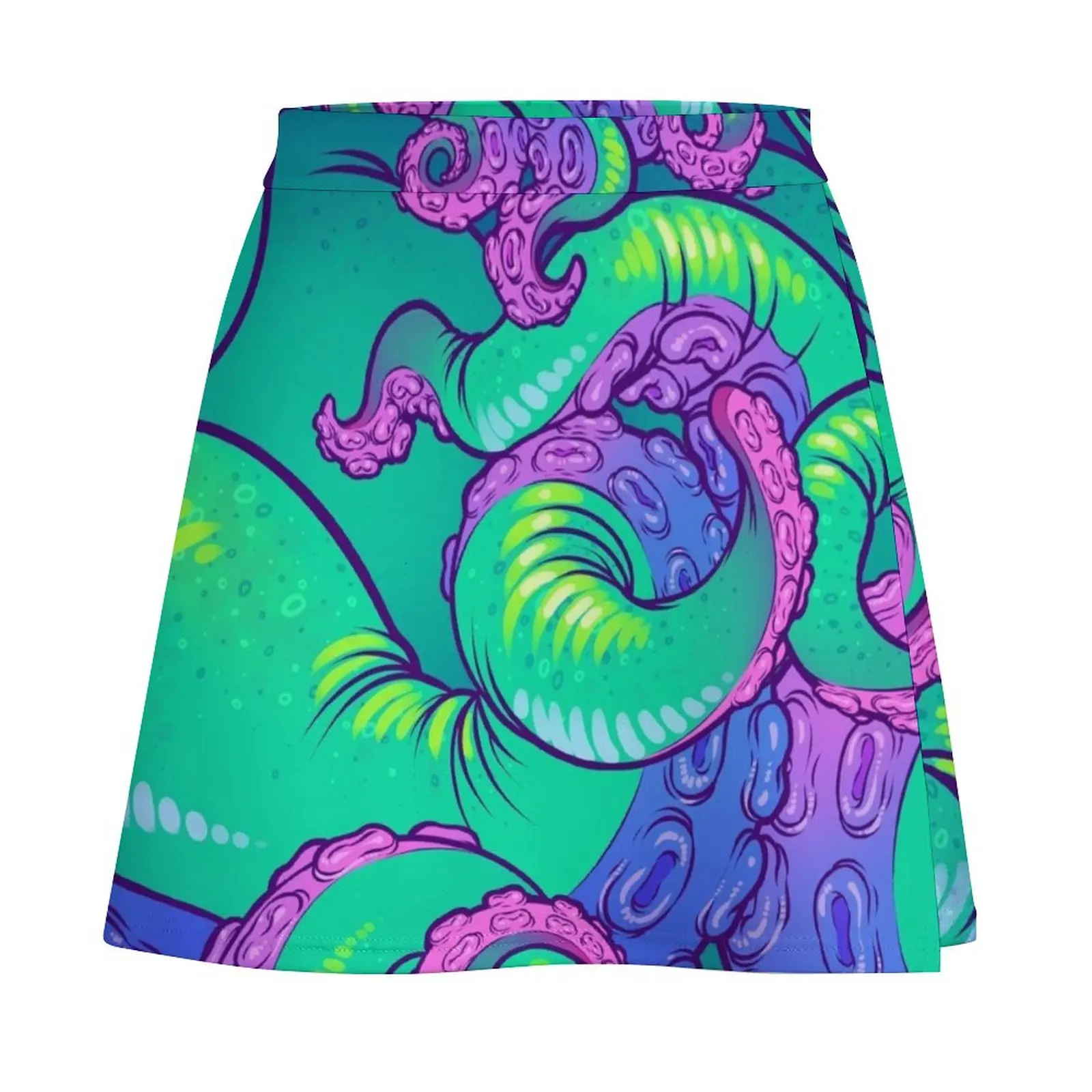 Cthulhu Tentacles Mini Skirt Woman clothing Womens dresses korean style