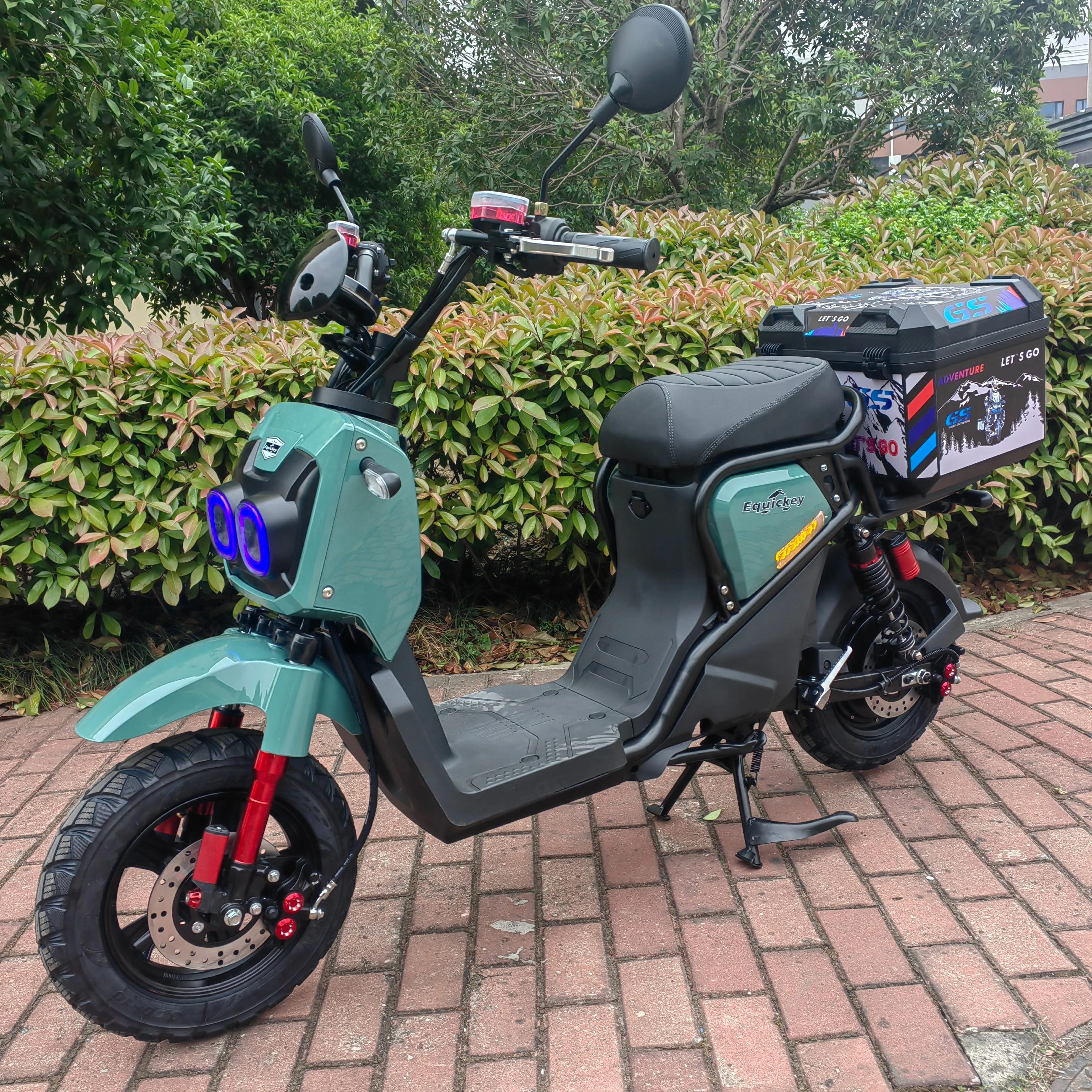 

Оптовая продажа: Электрический скутер-мотоцикл для взрослых, 500 Вт, 48 В, задний мотор-колесо, стальная рама, передние и задние дисковые тормоза с гидравлическим приводом