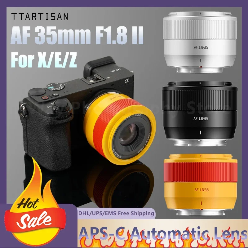 2026 Ttartisan Upgraded Auto Focus F1.8 35Mm Mark Lens Fast Accurate Autofocus All-Metal Construction for Nikon Z Sony E Fuji X