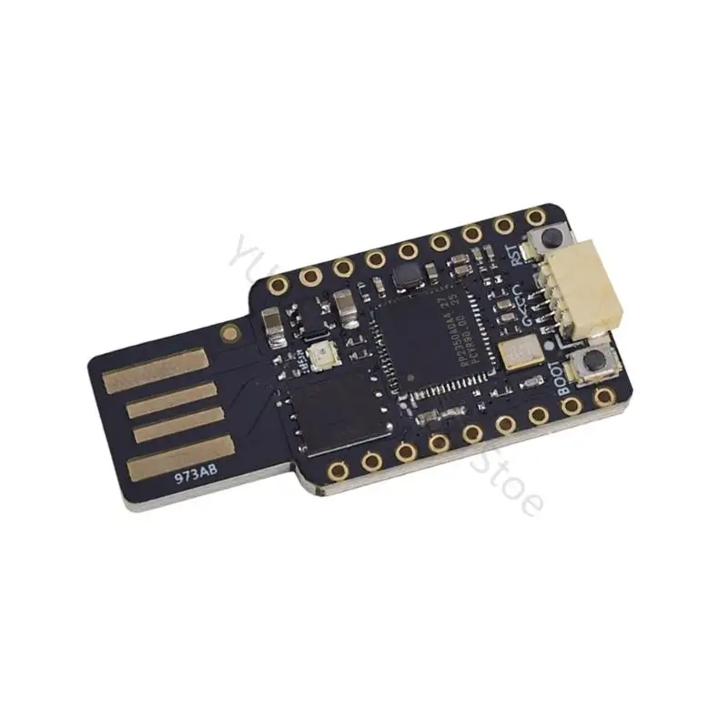 96BA USB-Elektronik-Lernplatine mit RP2350-Prozessor und USB-A-Link – Detail 3